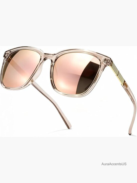 Oversized Square Sunglasses for Women UV400 Polarized Lightweight main image 5
